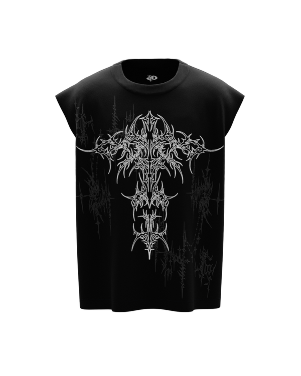Apocalypse Black Boxy Vest