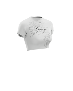 Cursive Half Sleeve Tee — view 4
