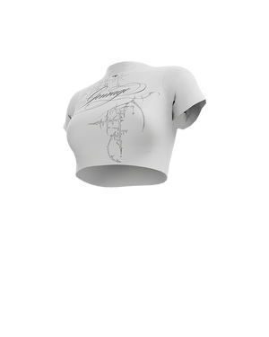 Cursive Half Sleeve Tee — view 5