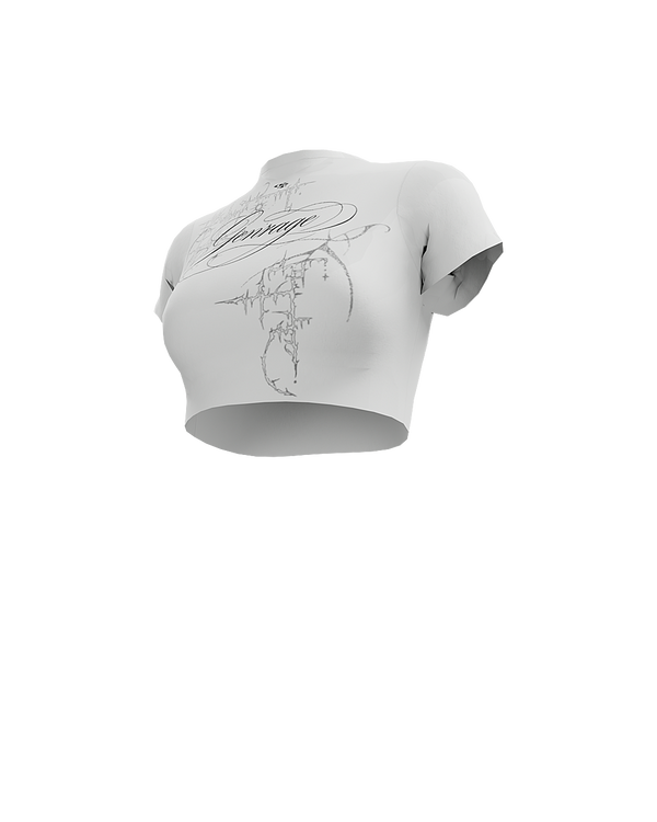 Cursive Half Sleeve Tee