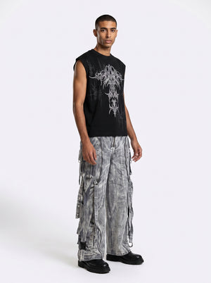 Ice Silver Metal Denim — view 7