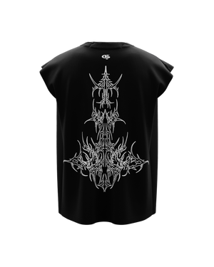 Apocalypse Black Boxy Vest — view 2