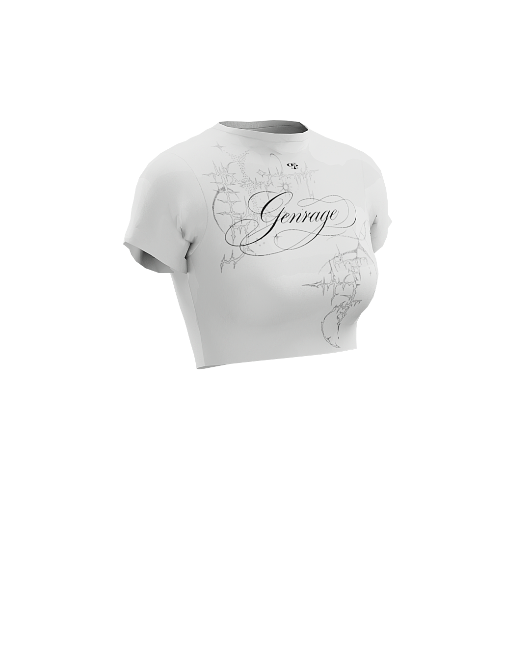 Cursive Half Sleeve Tee