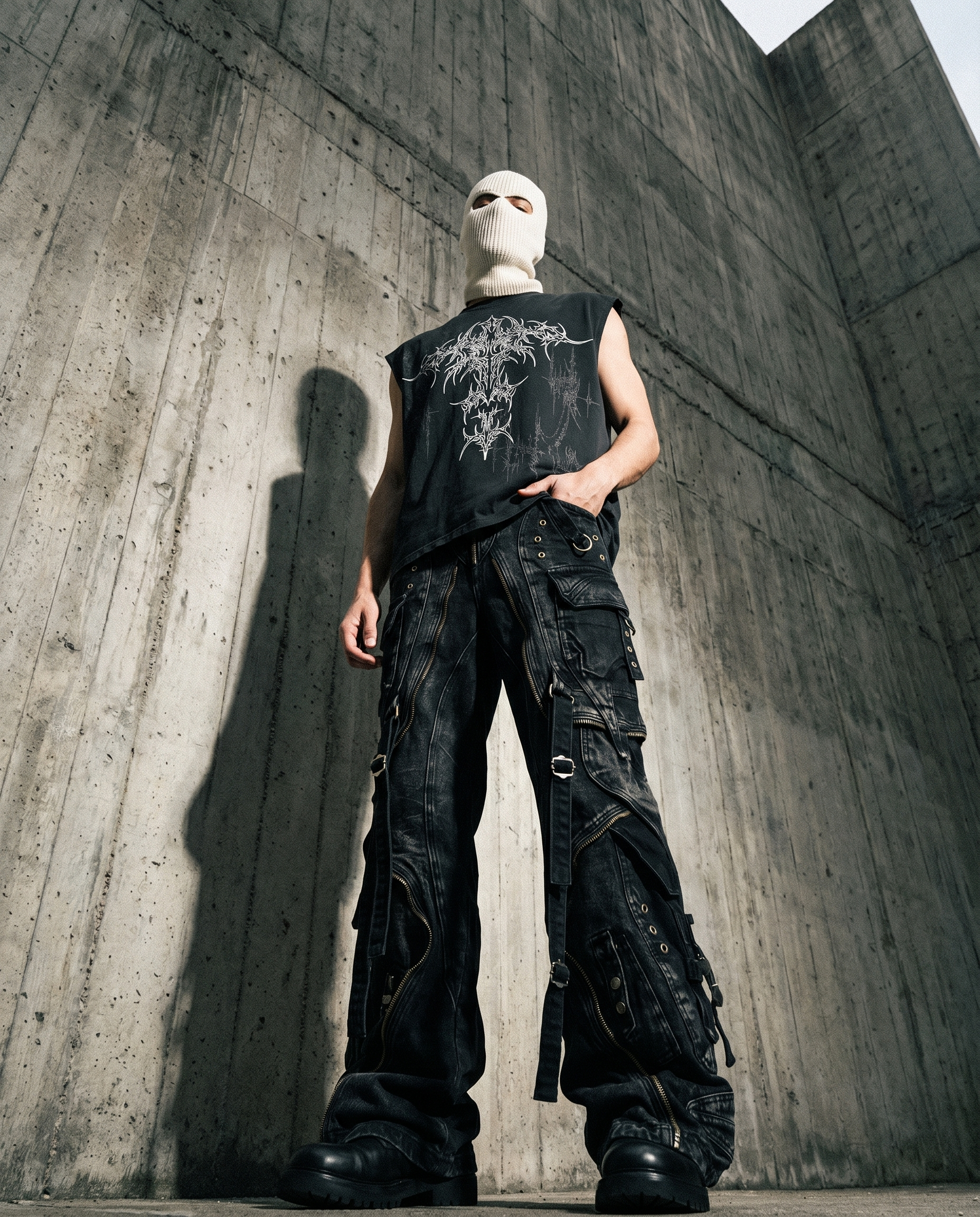 Apocalypse Black Boxy Vest