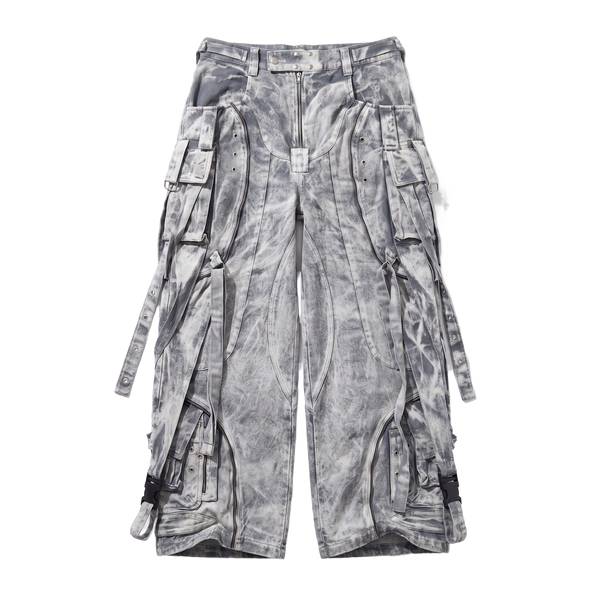 Ice Silver Metal Denim