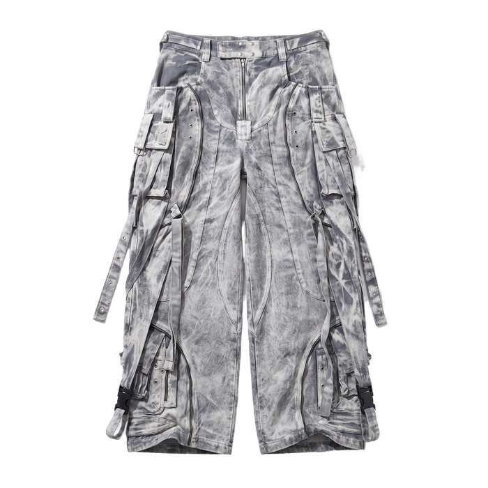 Ice Silver Metal Denim
