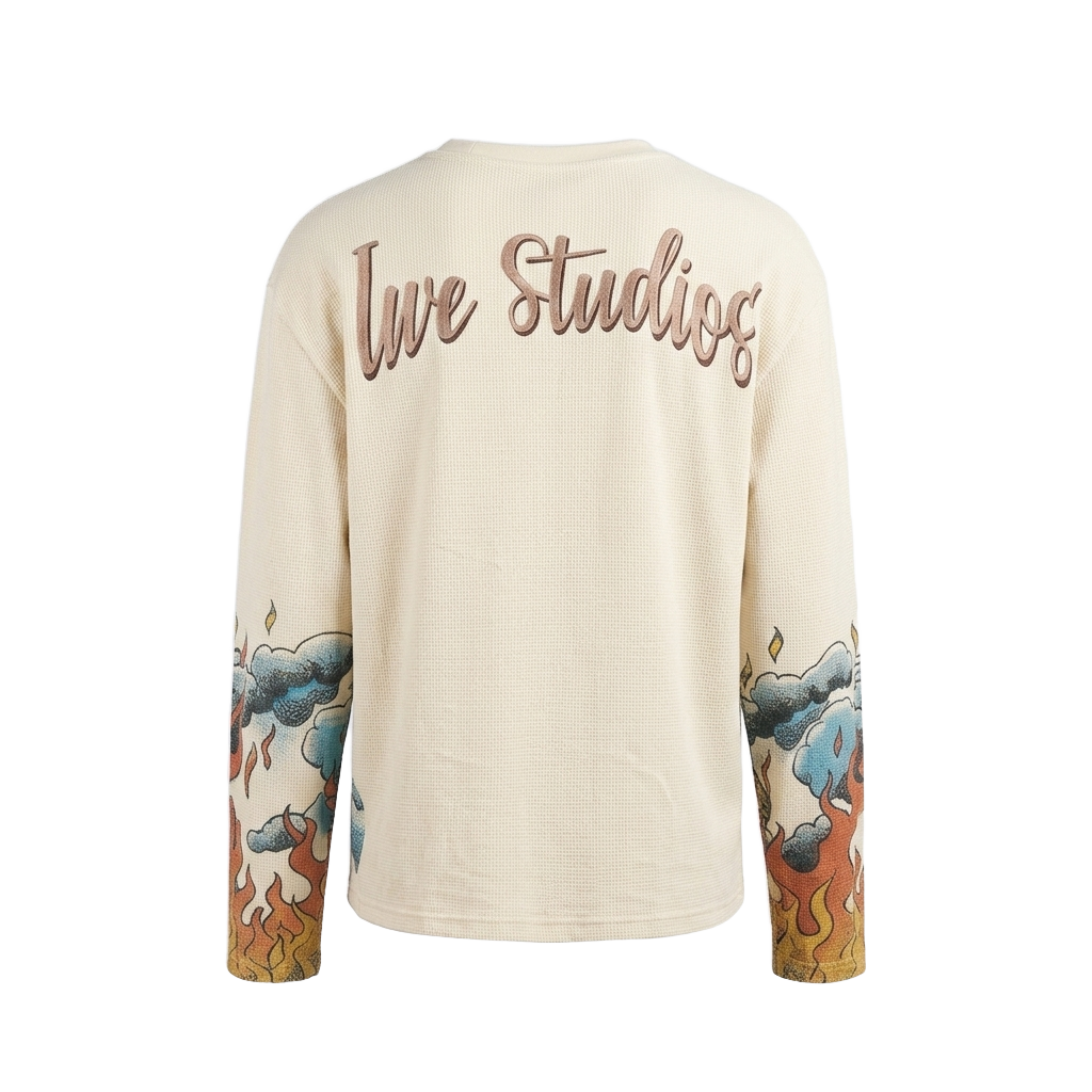 Duo Dragon White Waffle Tee