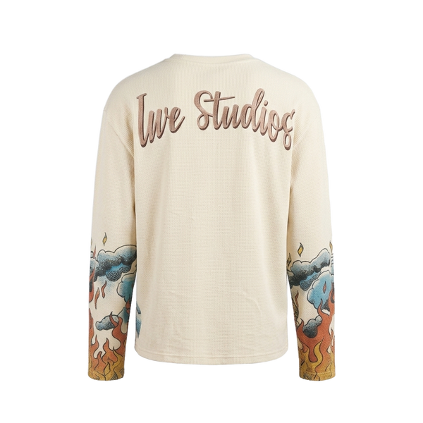 Duo Dragon White Waffle Tee