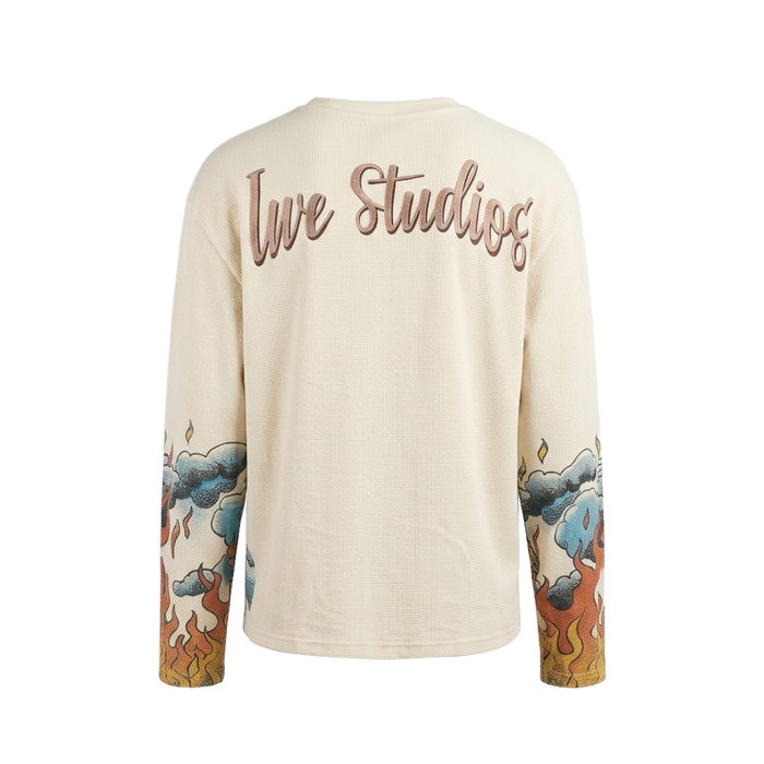 Duo Dragon White Waffle Tee