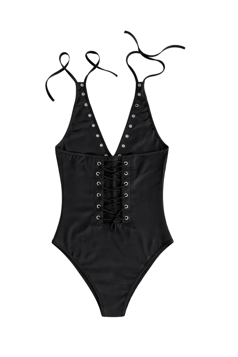 Black Rebel Strings Bodysuit