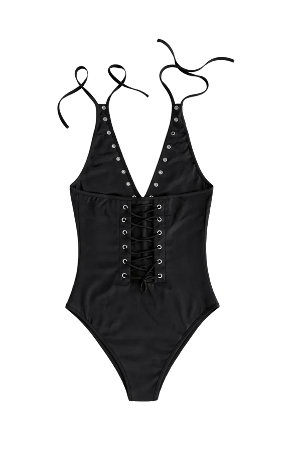 Black Rebel Strings Bodysuit
