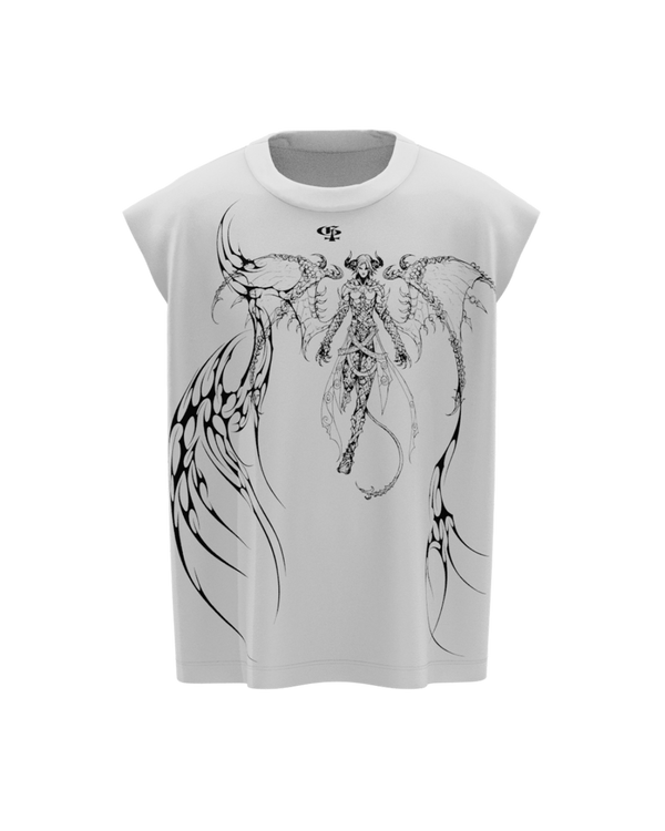 Noctra White Vest