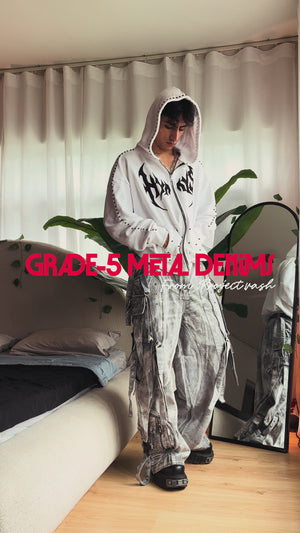 Ice Silver Metal Denim — view 6