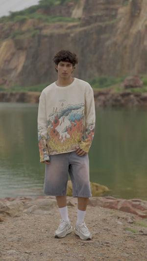 Duo Dragon White Waffle Tee — view 6